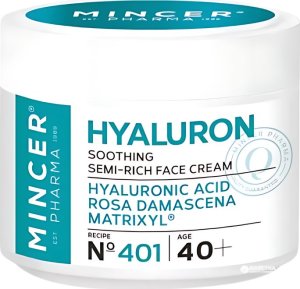 Mincer Pharma Hyaluron Krem łagodzący 40+ nr 401 50ml 1