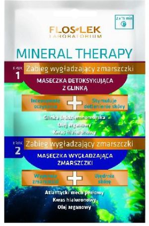 FLOSLEK Mineral Therapy Zabieg wygładzający zmarszczki w saszetce 2x5ml 1
