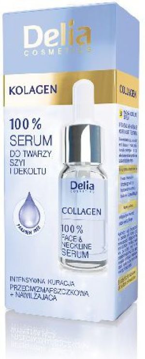 Delia Serum do twarzy,szyi i dekoltu kolagen 10ml 1