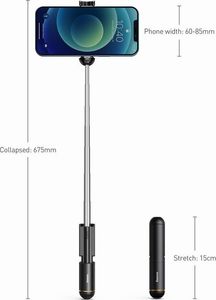 Selfie stick Baseus Selfie stick Bluetooth Baseus Ultra Mini (czarny) 12