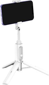 Selfie stick Baseus Selfie stick, statyw Bluetooth Baseus Traveler (biały) 2