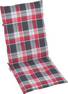 vidaXL Rozkładane krzesła ogrodowe z poduszkami, 4 szt., lita akacja 6