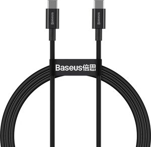 Kabel USB Baseus USB-C - USB-C 1 m Czarny (BSU2848BLK) 1