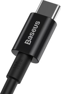 Kabel USB Baseus USB-C - USB-C 1 m Czarny (BSU2848BLK) 2