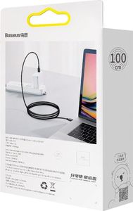 Kabel USB Baseus USB-C - USB-C 1 m Czarny (BSU2848BLK) 6