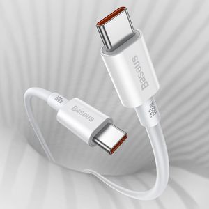 Kabel USB Baseus USB-C - USB-C 1 m Biały (BSU2849WHT) 6