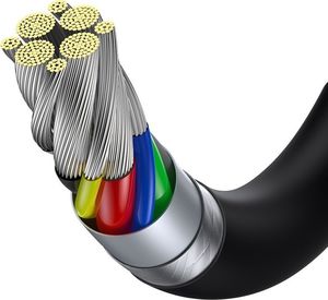 Kabel USB Baseus USB-C - USB-C 2 m Czarny (BSU2850BLK) 4