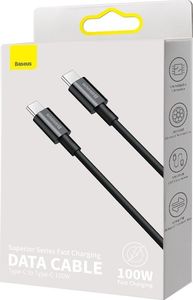 Kabel USB Baseus USB-C - USB-C 2 m Czarny (BSU2850BLK) 5