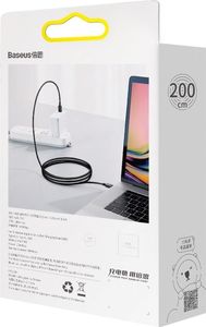 Kabel USB Baseus USB-C - USB-C 2 m Czarny (BSU2850BLK) 6