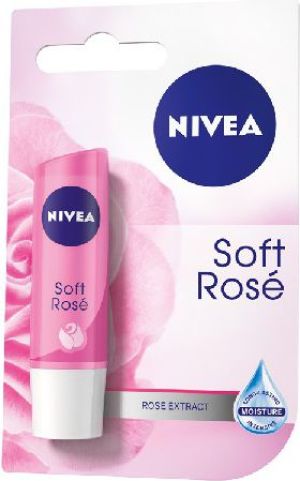 Nivea Lip Care Pomadka ochronna SOFT ROSE 4.8g 1