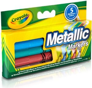 Crayola Markery metaliczne 5 szt. (58-5054) 1