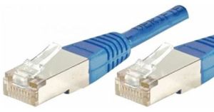 Patchcord, S/FTP, PiMF, CAT.6, 0.7m, niebieski (856841) 1