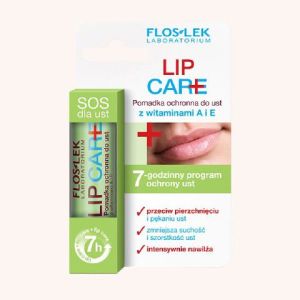 FLOSLEK Lip Care Pomadki ochronne Pomadka ochronna z witaminą A i E - 140190 1