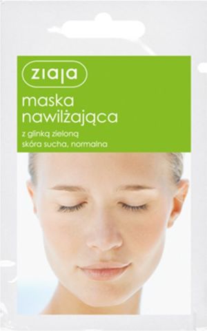 Ziaja Maska do twarzy nawilżająca z glinką zieloną 7ml 1