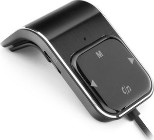 Transmiter FM Partner Tele.com Transmiter FM na bluetooth + czytnik kart 2xUSB (2,4A) do kratki wlotu powietrza BCFM-39 1