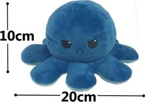 OŚMIORNICZKA MASKOTKA DWUSTRONNA OCTOPUS NIEBIESKO-FIOLETOWA 2
