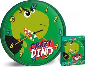 KidsToys Zegar ścienny Dinozaur Dinozaury zielony 1