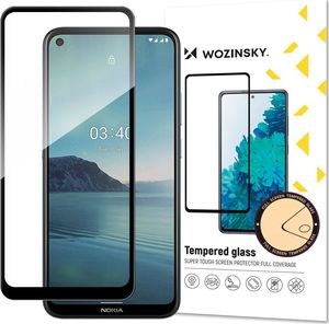 Wozinsky Wozinsky super wytrzymałe szkło hartowane Full Glue na cały ekran z ramką Case Friendly Nokia 3.4 czarny 1