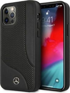 Mercedes Mercedes MEHCP12LCDOBK iPhone 12 Pro Max 6,7" czarny/black hardcase Leather Perforated Area 1