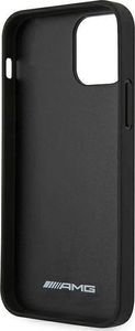 Mercedes AMG AMHCP12SGSEBK iPhone 12 mini 5,4" czarny/black hardcase Leather Debossed Lines 7