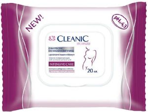 Cleanic Chusteczki do higieny intymnej Intensive Care 20 szt. 1