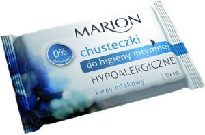 Marion Chusteczki do higieny intymnej Hypoalergiczne 1op-10szt 1