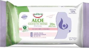Equilibra Aloe Chusteczki do higieny intymnej 1 op.-12szt 1