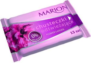 Marion Chusteczki odświeżające Flower Garden o zapachu kwiatowym 1op-15szt 1