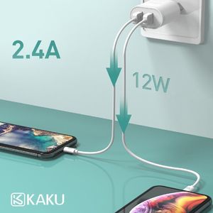 Ładowarka Kaku KSC-372 2x USB-A 2.4 A (6921042113876) 5