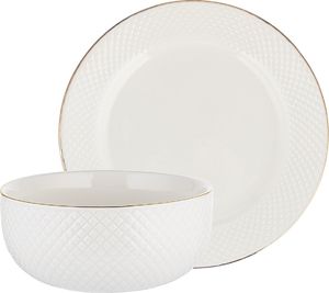 Florina Talerz porcelanowy 19 cm i miseczka porcelanowa 13 cm Florina Tiffany 1