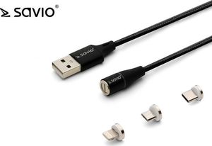 Adapter USB Savio Czarny  (1_790956) 1