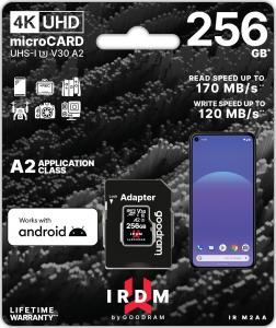 Karta GoodRam IRDM M2AA MicroSDXC 256 GB Class 10 UHS-I/U3 A2 V30 (IR-M2AA-2560R12) 2