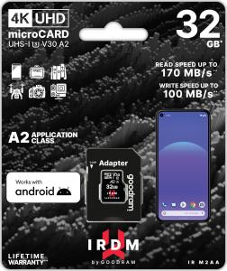 Karta GoodRam IRDM M2AA MicroSDHC 32 GB Class 10 UHS-I/U3 A2 V30 (IR-M2AA-0320R12) 2
