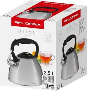 Florina Czajnik nierdzewny na indukcję i gaz Florina Dakota 2,5 l 2