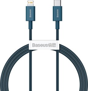 Kabel USB Baseus Kabel USB-C do Lightning Baseus Superior Series, 20W, PD, 1m (niebieski) 1