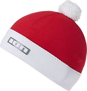 ION Czapka neoprenowa 2,5mm do morsowania ION Neo Bommel Beanie Red White 1