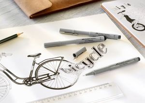 Faber-Castell Cienkopis Ecco Pigment 8szt w etui FABER CASTELL 2