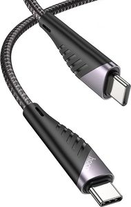 Kabel USB Hoco USB-C - USB-C 1.5 m Czarny (6931474741479) 1