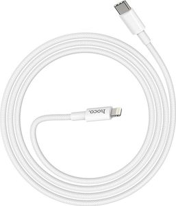 Kabel USB Hoco USB-C - Lightning 1 m Biały (6931474740892) 3