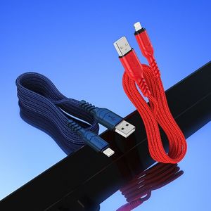 Kabel USB Hoco USB-A - Lightning 1 m Granatowy (6931474744883) 2