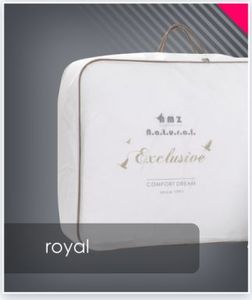 AMZ Kołdra puch gęsi 200x220 cm ROYAL ciepła 3