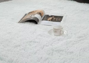 Strado Dywan Shaggy Strado 60x120 WhiteLime (Biała Limonka) 10