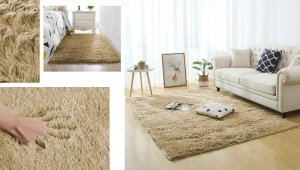 Strado Dywan Shaggy 60x90 CappuccinoCamel (Jasny brązowy) 10