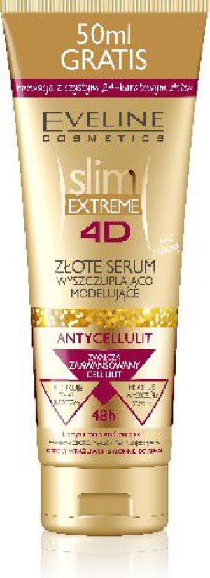Eveline 4D slim EXTREME Złote serum antycellulitowe 250ml 1