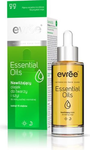 Evree Essential Oils 20+ Olejek do twarzy i szyi nawilżający na dzień i noc 30ml 1
