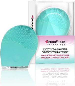 Dermofuture Technology Szczoteczka soniczna do oczyszczania twarzy zielona (631990) 1