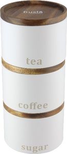 Husla Zestaw 3 pojemników Husla white 2