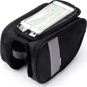 Meteor SAKWA ROWEROWA NA RAMĘ Z ETUI NA TELEFON METEOR TORYS 5