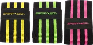 SportVida Hip Band  SV-HK0365 różne poziomy oporu w zestawie wielokolorowy 3 szt. 3