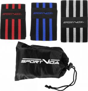 SportVida Hip Band SV-HK0366 różne poziomy oporu w zestawie wielokolorowy 3 szt. 2